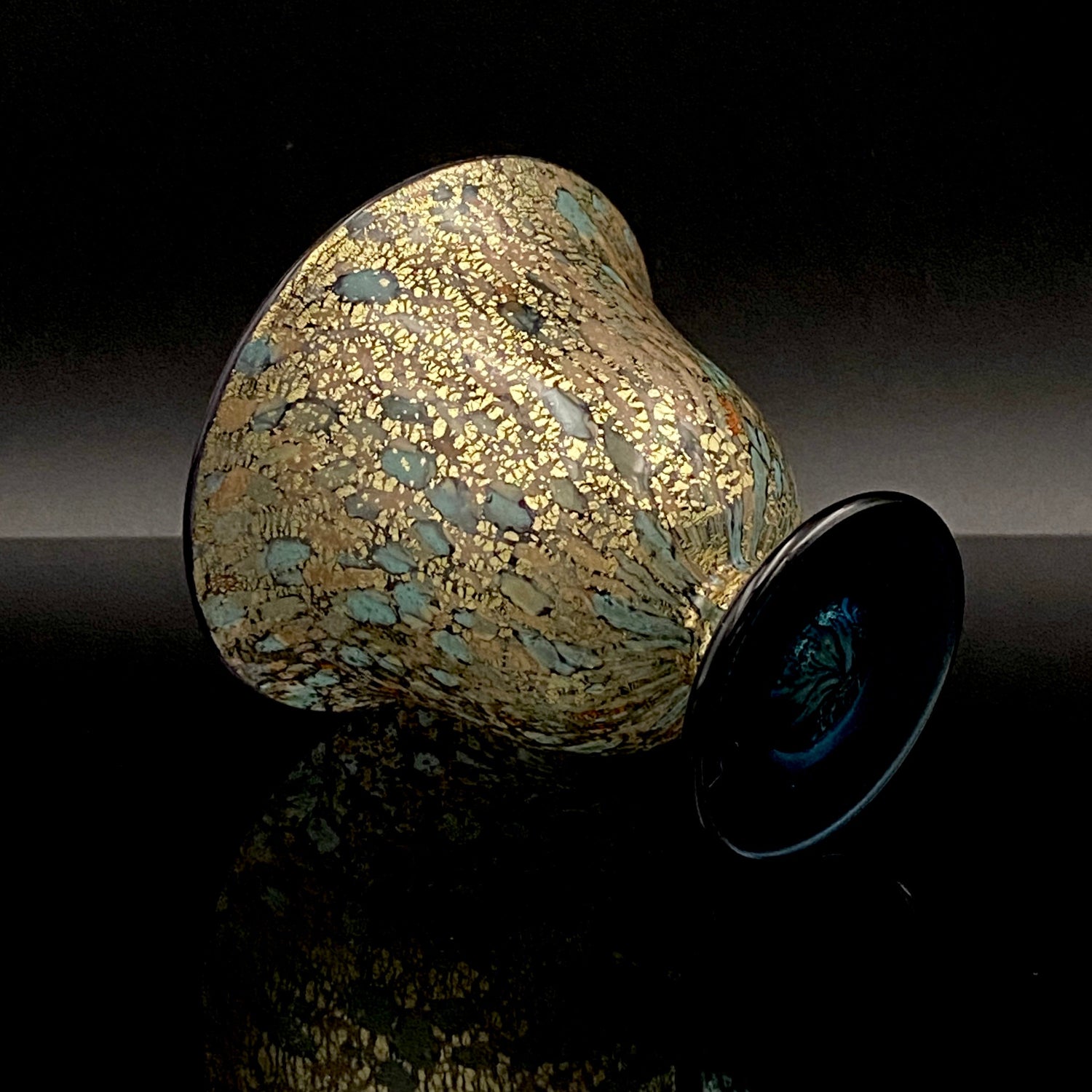 石井 康治 作 手吹き硝子 海月 クラゲ グラス1点 #78 – Antique Liquor