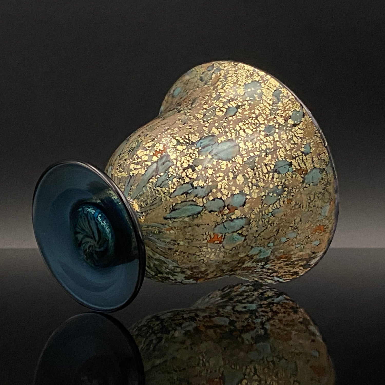 石井 康治 作 手吹き硝子 海月 クラゲ グラス1点 #78 – Antique Liquor