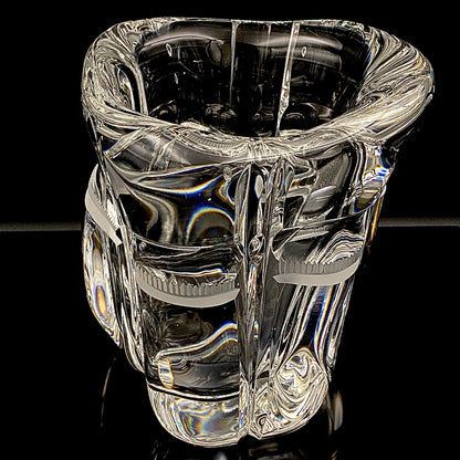 吉田 丈夫 作 『光裳』手吹き硝子クリスタル アイスボウル（Ice Bowl）、大型作品  #79