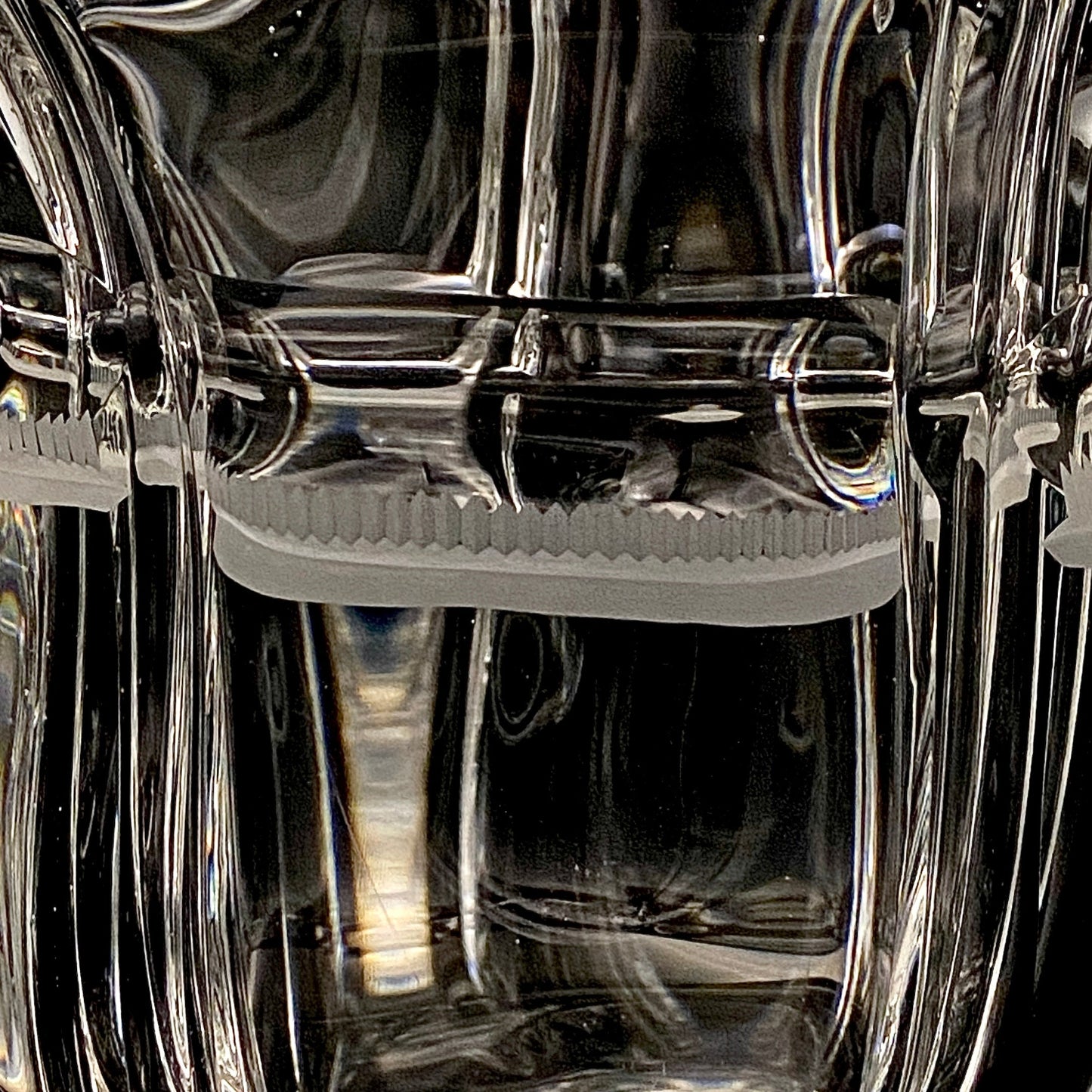 吉田 丈夫 作 『光裳』手吹き硝子クリスタル アイスボウル（Ice Bowl）、大型作品  #79