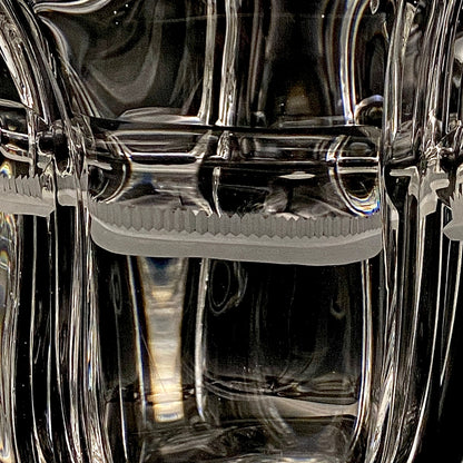 吉田 丈夫 作 『光裳』手吹き硝子クリスタル アイスボウル（Ice Bowl）、大型作品  #79