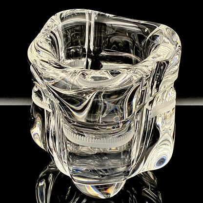 吉田 丈夫 作 『光裳』手吹き硝子クリスタル アイスボウル（Ice Bowl）、大型作品  #79