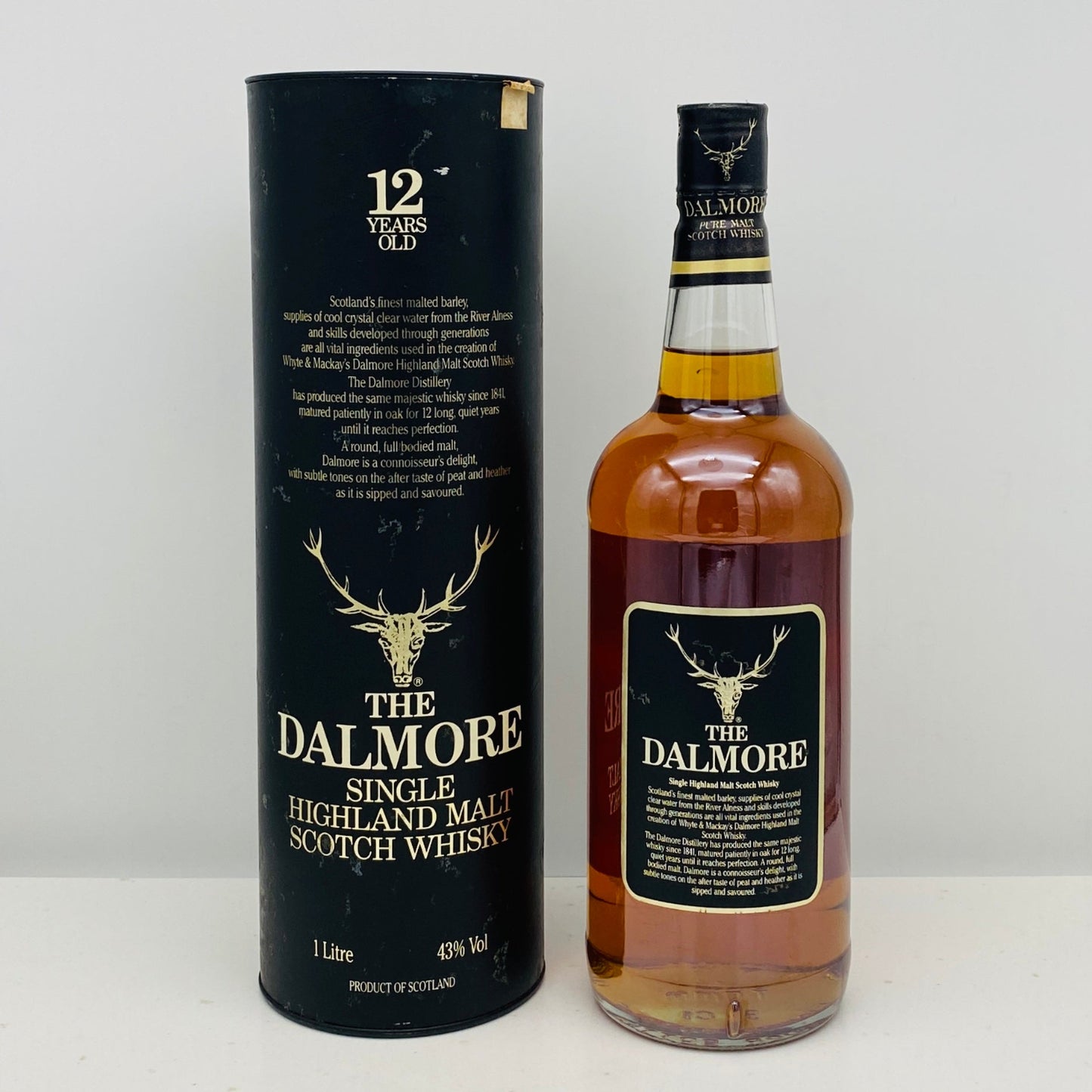1980年代流通、ダルモア（DALMORE）12年、1,000ml, 43% #83