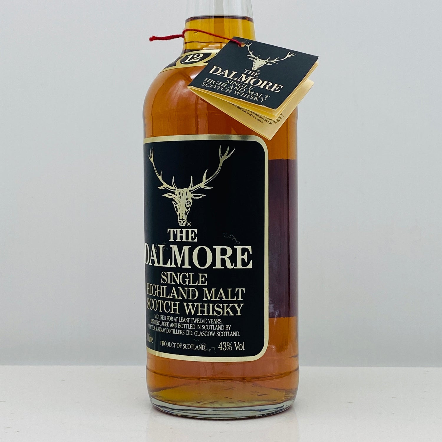 ダルモア 12年 1980年代流通 シングルモルト 1980年代流通、ダルモア（DALMORE）12年、1,000ml, 43% – Antique Liquor