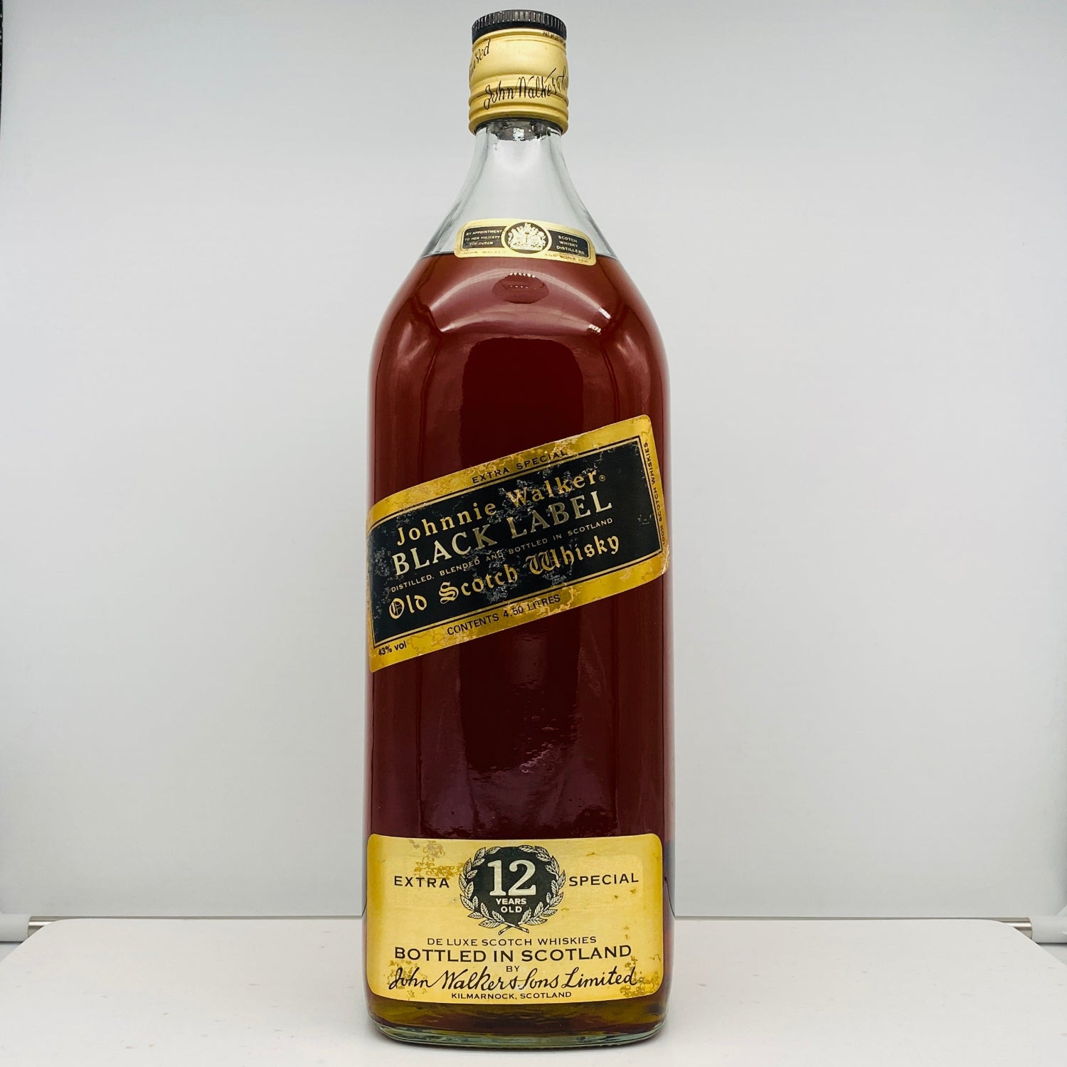 1980年代前半流通、ジョニーウォーカー ブラックラベル 12年、4.5L