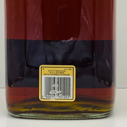 1980年代前半流通、ジョニーウォーカー ブラックラベル 12年、4.5L、4,500ml、43%、特大 ガロンボトル #85