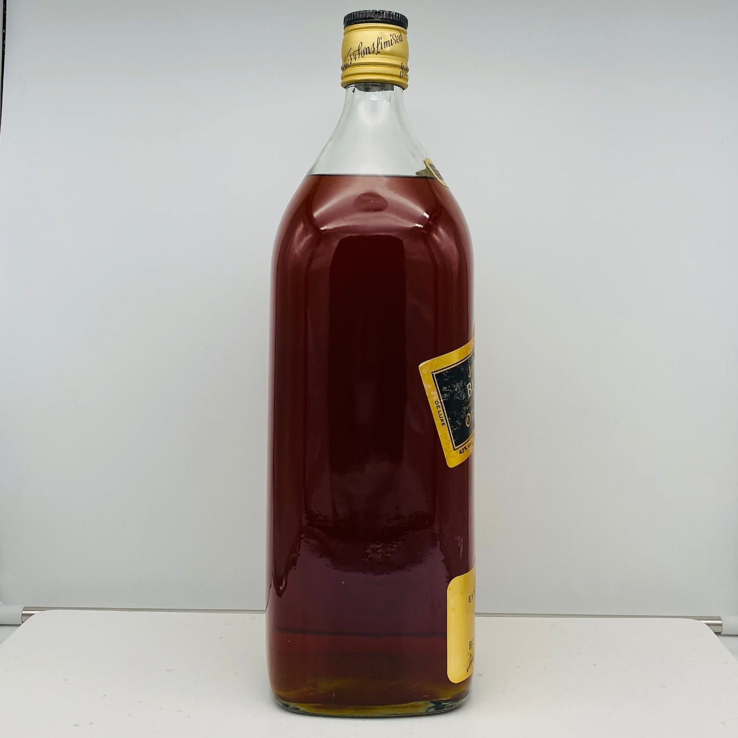 1980年代前半流通、ジョニーウォーカー ブラックラベル 12年、4.5L、4,500ml、43%、特大 ガロンボトル #85