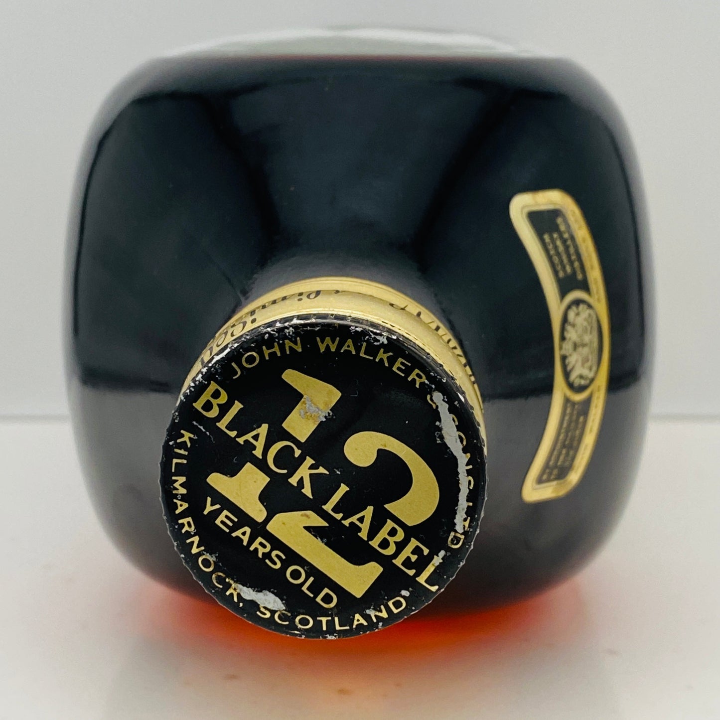 1980年代前半流通、ジョニーウォーカー ブラックラベル 12年、4.5L、4,500ml、43%、特大 ガロンボトル #85