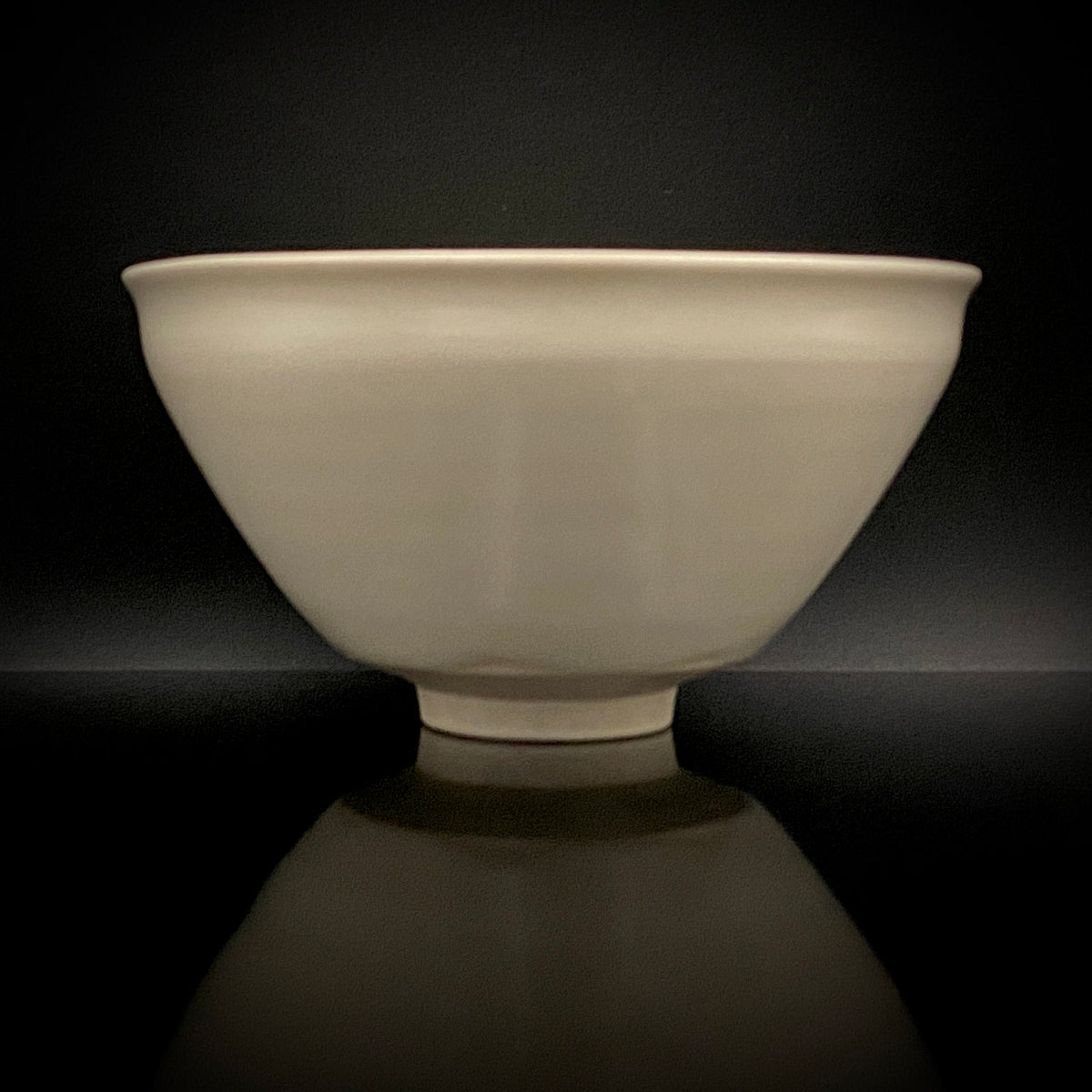 日本传统工艺会正会员 二代 桶谷定一（Oketani Teiichi）作 贵人点 白天目茶碗 抹茶碗 酒器 冰钵 京烧清水烧 #408