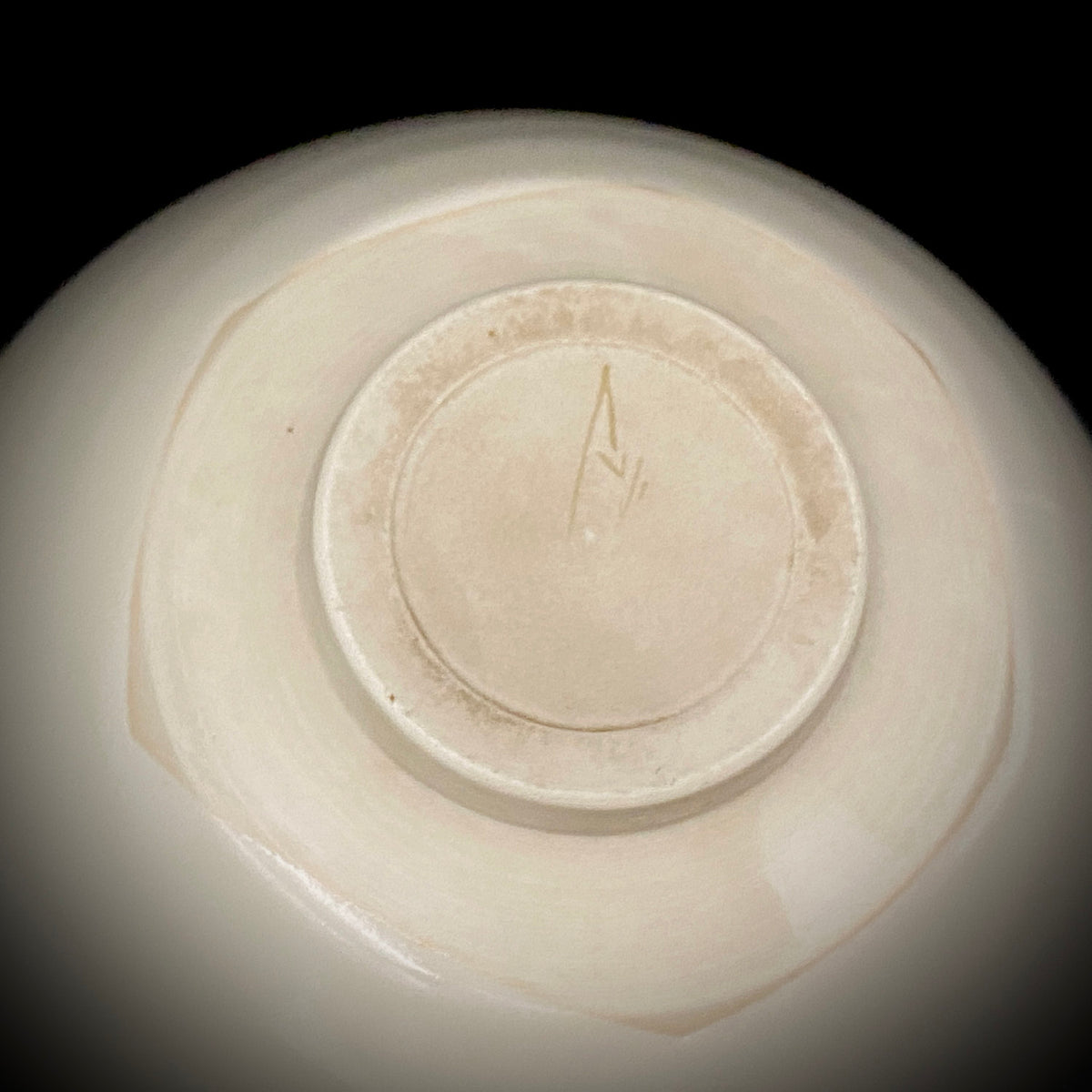 日本传统工艺会正会员 二代 桶谷定一（Oketani Teiichi）作 贵人点 白天目茶碗 抹茶碗 酒器 冰钵 京烧清水烧 #408