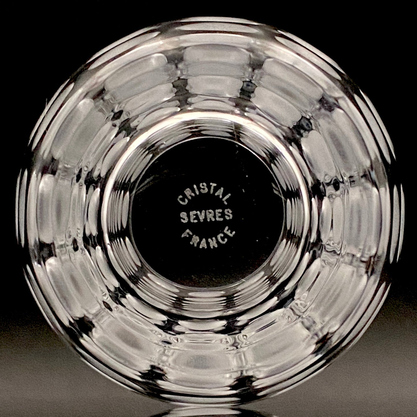 SÈVRES （セーブル）フランス国立陶磁器製作所 クリスタル タンブラーグラス 1960年代制作 1点 #86