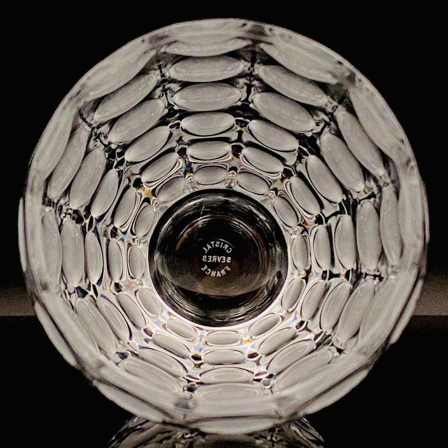 SÈVRES （セーブル）フランス国立陶磁器製作所 クリスタル タンブラーグラス 1960年代制作 1点 #86