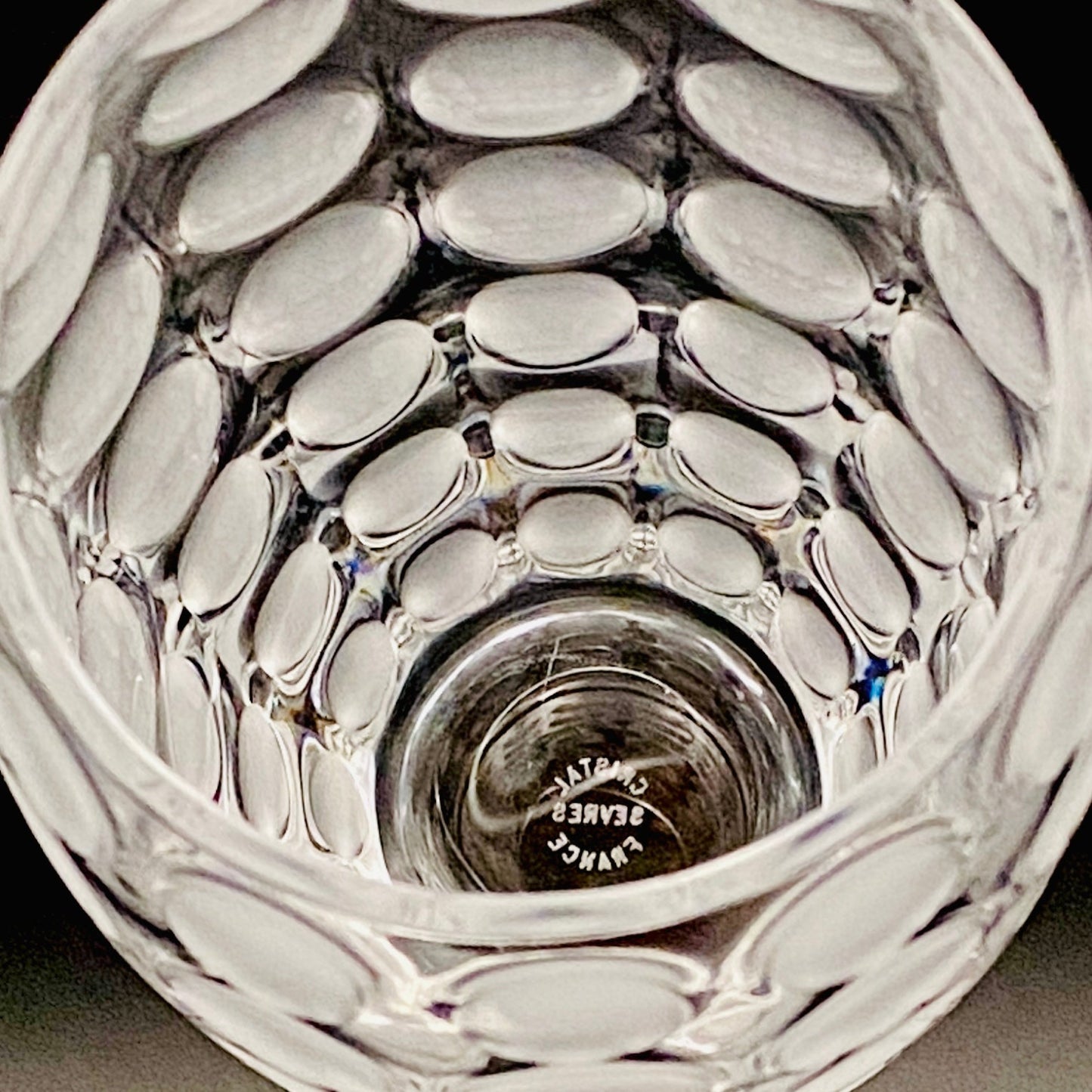 SÈVRES （セーブル）フランス国立陶磁器製作所 クリスタル タンブラーグラス 1960年代制作 1点 #86