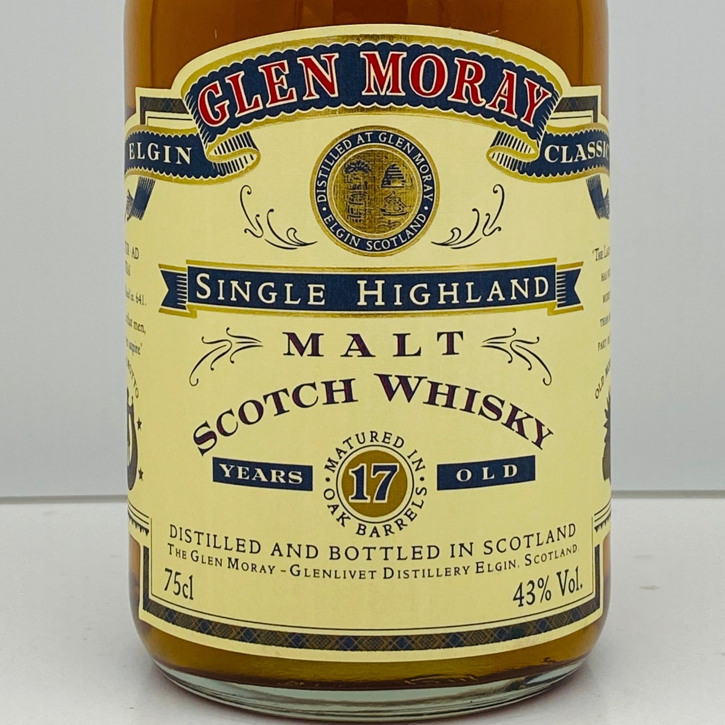 1990年代前半流通、グレンマレイ（GLEN MORAY）17年、750ml, 43% #90