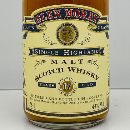 1990年代前半流通、グレンマレイ（GLEN MORAY）17年、750ml, 43% #90