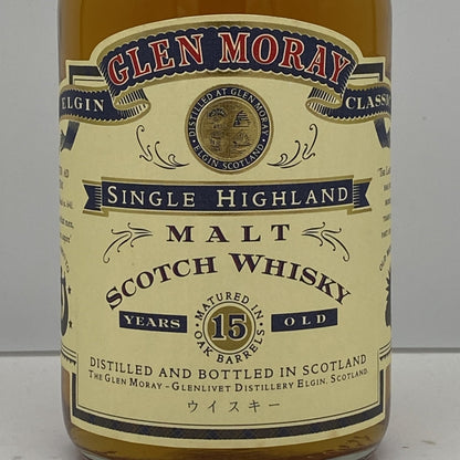 1990年代前半流通、グレンマレイ（GLEN MORAY）15年、750ml, 43% #89