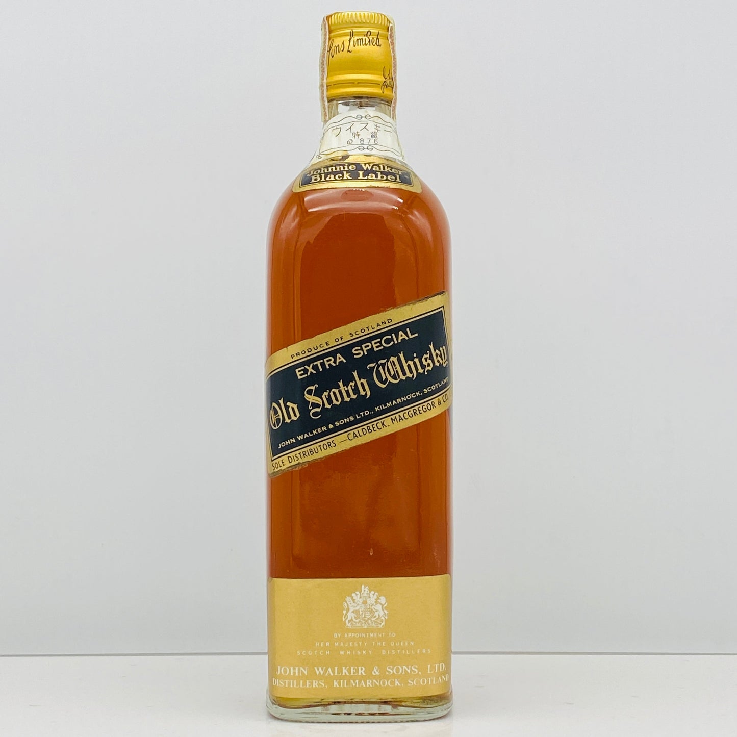 1970年代半ば流通、ジョニーウォーカー ブラックラベル エキストラスペシャル 760ml、43% #93