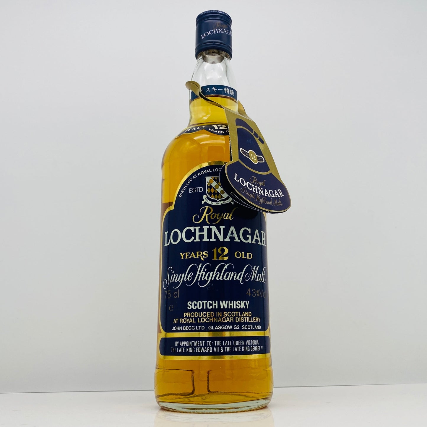 1980年代流通、ロイヤルロッホナガー（ROYAL LOCHNAGAR）12年、750ml, 43% #92