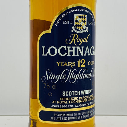1980年代流通、ロイヤルロッホナガー（ROYAL LOCHNAGAR）12年、750ml, 43% #92
