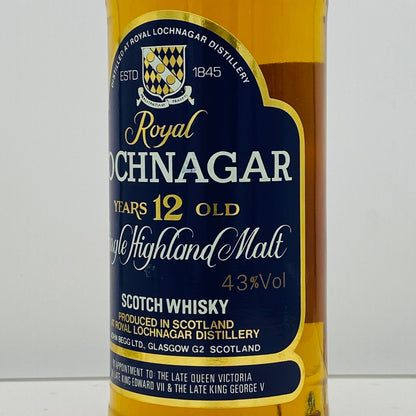 1980年代流通、ロイヤルロッホナガー（ROYAL LOCHNAGAR）12年、750ml, 43% #92