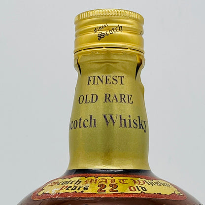 1980年代流通、ハウスオブピアーズ（House of Peers）22年、スコッチモルトウィスキー、750ml, 43% #91