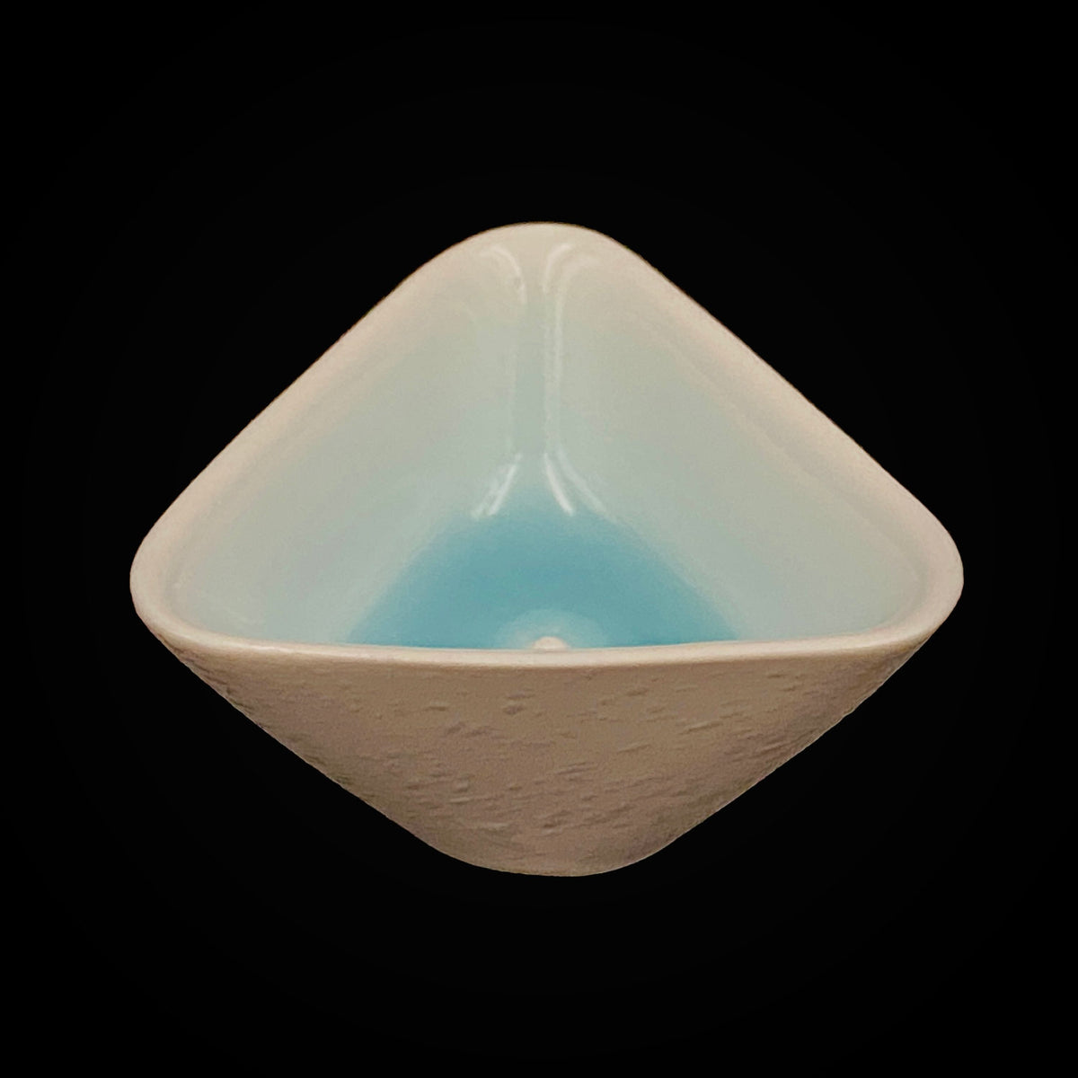 Metropolitan Museum of Art Collection Artist, Japan Ceramic Art Exhibition Grand Prix Winner: Shigekazu Nagae - "Form of Tsuchinoto-Ushi" Celadon Glazed Porcelain Covered Sake Vessel, Japanese Shot Glass, Made in 2008 #388