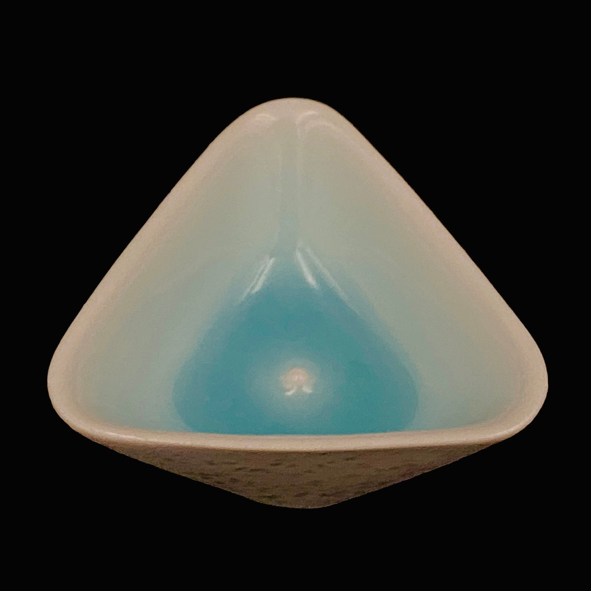 Metropolitan Museum of Art Collection Artist, Japan Ceramic Art Exhibition Grand Prix Winner: Shigekazu Nagae - "Form of Tsuchinoto-Ushi" Celadon Glazed Porcelain Covered Sake Vessel, Japanese Shot Glass, Made in 2008 #388