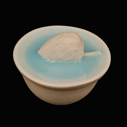 Metropolitan Museum of Art Collection Artist, Japan Ceramic Art Exhibition Grand Prix Winner: Shigekazu Nagae - "Form of Tsuchinoto-Ne" Celadon Glazed Porcelain Covered Sake Vessel, Japanese Shot Glass, Made in 2007 #387