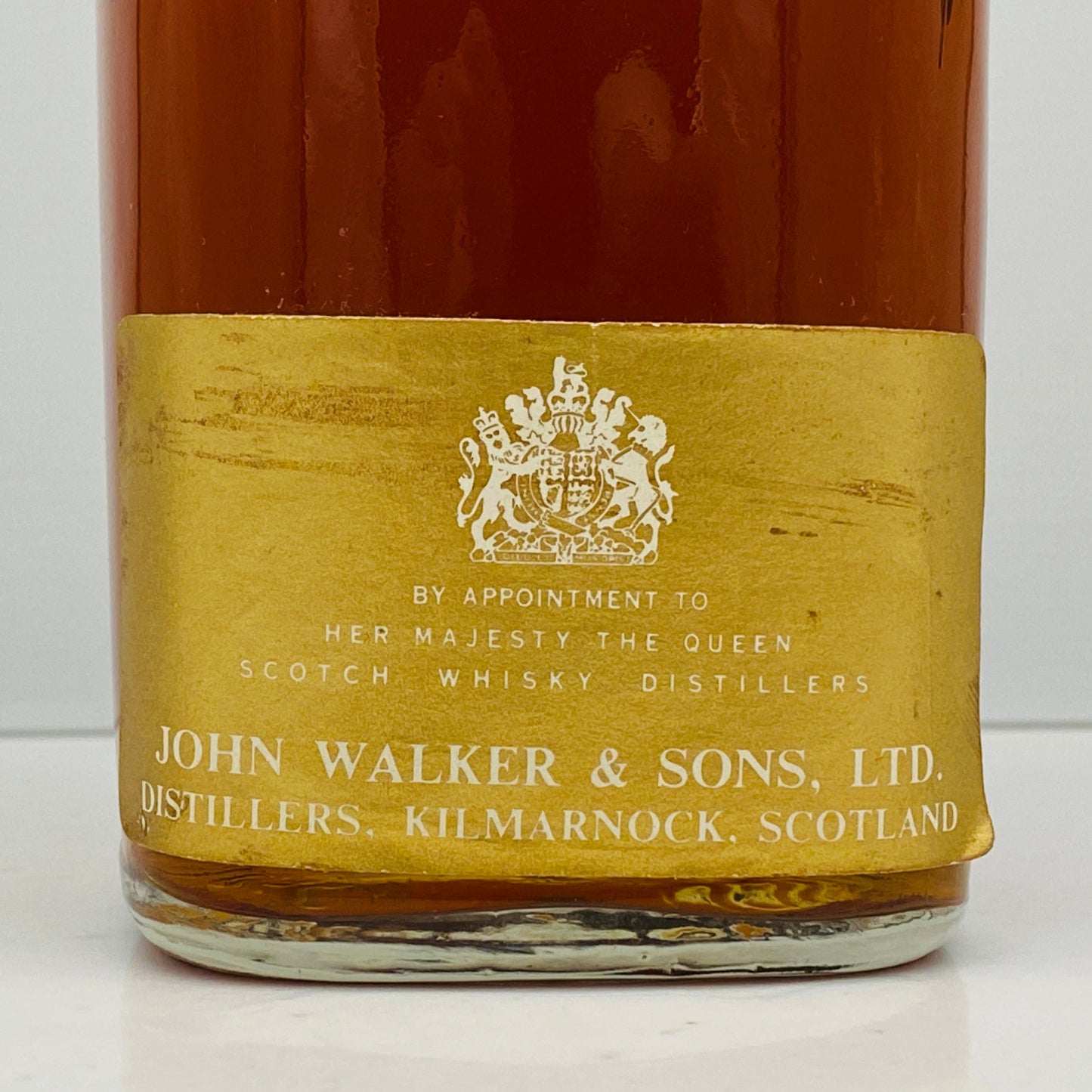 1970年代前半流通、ジョニーウォーカー ブラックラベル 86.8PROOF 4/5QUART #95