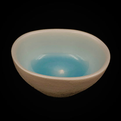 Metropolitan Museum of Art Collection Artist, Japan Ceramic Art Exhibition Grand Prix Winner: Shigekazu Nagae - "Form of Kanoe-Tora" Celadon Glazed Porcelain Covered Sake Vessel, Japanese Shot Glass, Made in 2009 #389