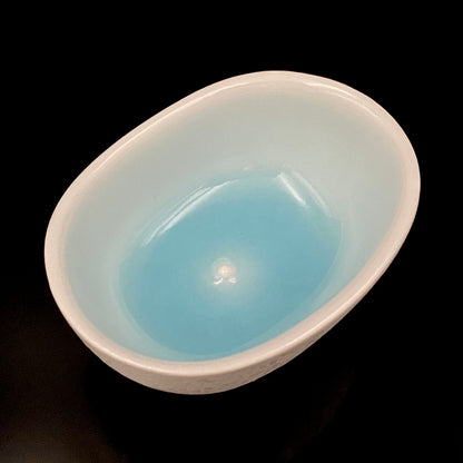 Metropolitan Museum of Art Collection Artist, Japan Ceramic Art Exhibition Grand Prix Winner: Shigekazu Nagae - "Form of Kanoe-Tora" Celadon Glazed Porcelain Covered Sake Vessel, Japanese Shot Glass, Made in 2009 #389