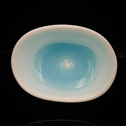 Metropolitan Museum of Art Collection Artist, Japan Ceramic Art Exhibition Grand Prix Winner: Shigekazu Nagae - "Form of Kanoe-Tora" Celadon Glazed Porcelain Covered Sake Vessel, Japanese Shot Glass, Made in 2009 #389