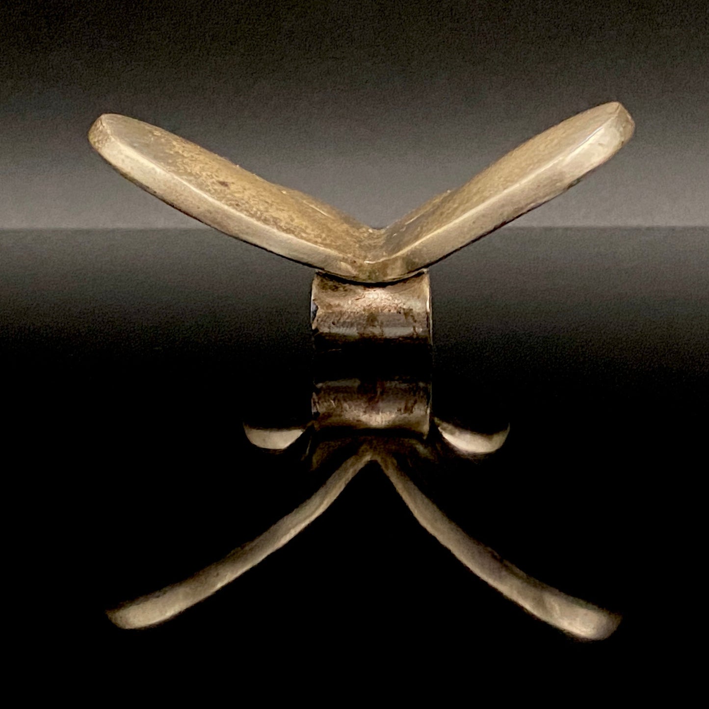 北村 一朗 作 金属工芸 栓抜き 蝶 #99