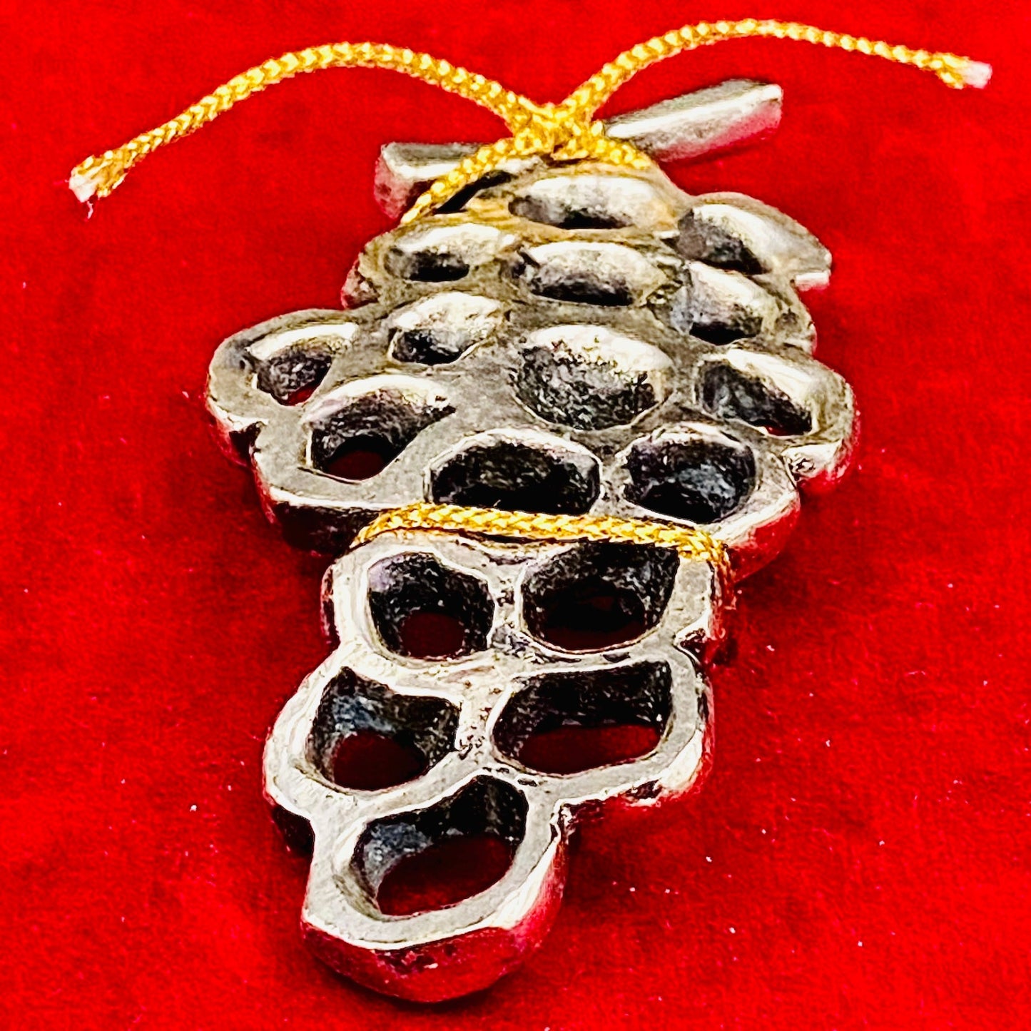 北村 一朗 作 金属工芸 栓抜き ぶどう #98