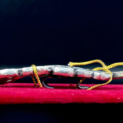 北村 一朗 作 金属工芸 栓抜き ぶどう #98