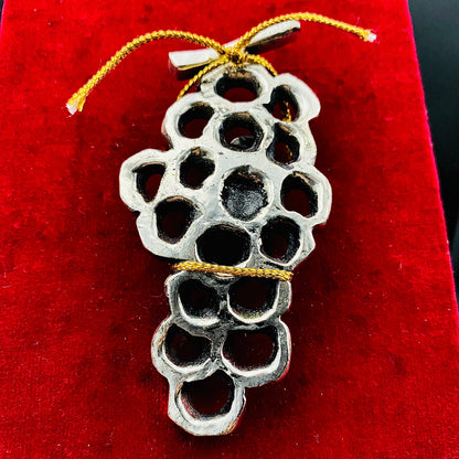 北村 一朗 作 金属工芸 栓抜き ぶどう #98