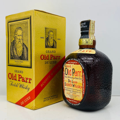 1970年代前半流通、GRAND OLD PARR（グランドオールドパー）760ml, 43%、スプリングキャップ、スクリューキャップ #96