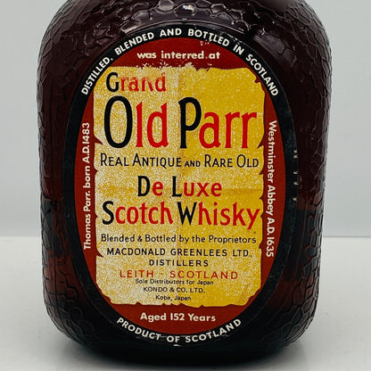1970年代前半流通、GRAND OLD PARR（グランドオールドパー）760ml, 43%、スプリングキャップ、スクリューキャップ #96