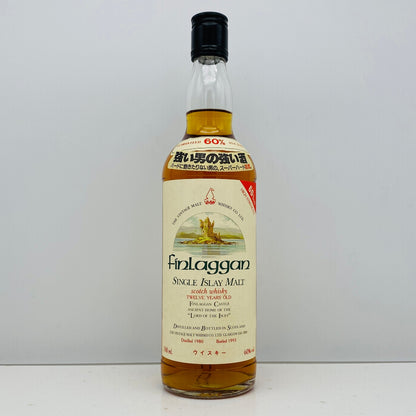 1980年蒸留樽入れ、1993年生産、フィンラガン（Finlaggan）シングルモルトウィスキー、強い男の強い酒、スーパーハード60度。#100