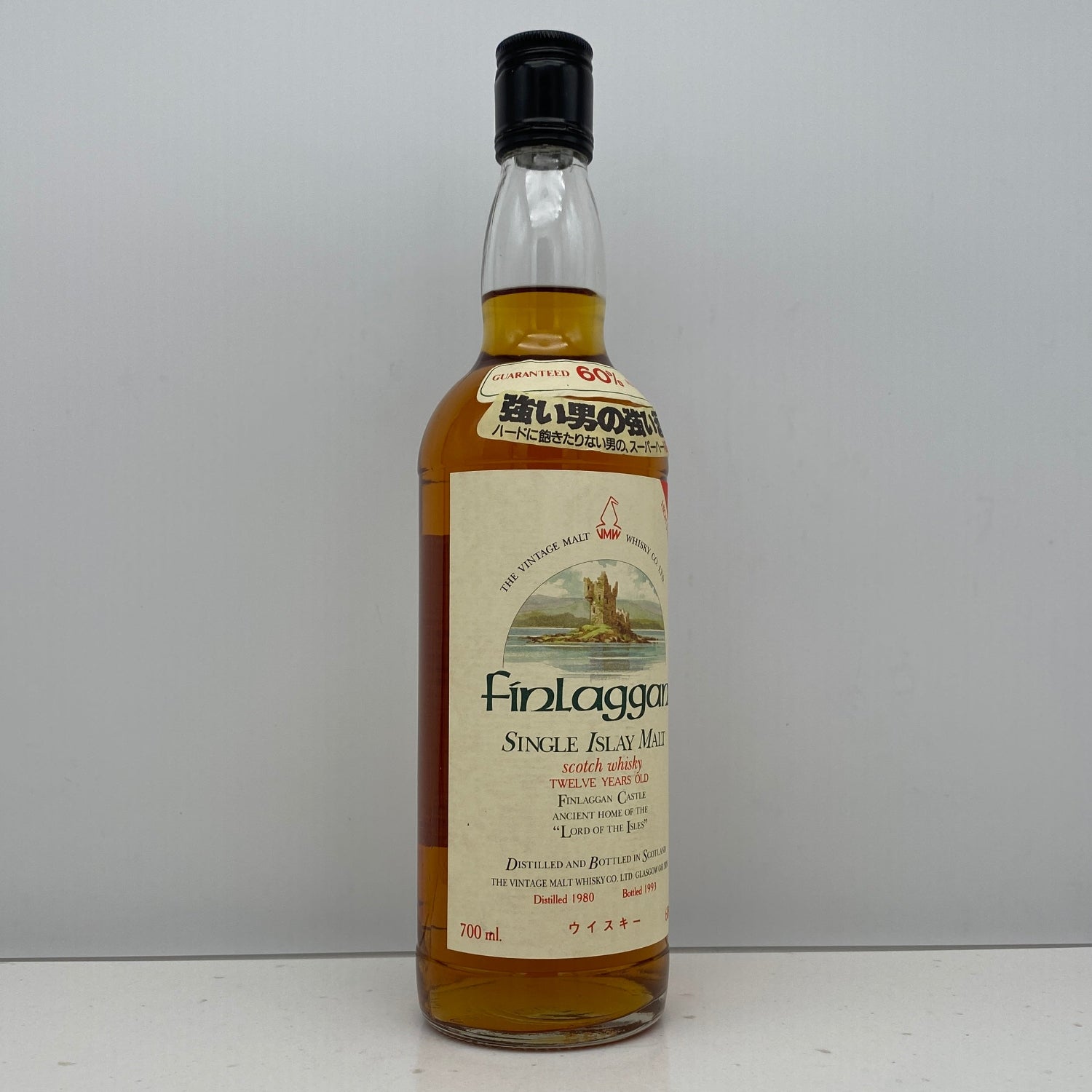 1980年蒸留樽入れ、1993年生産、フィンラガン（Finlaggan）シングル