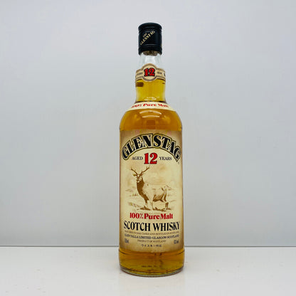 1970年代蒸留、1980年代流通、グレンスタッグ（GLEN STAG）12年、100％ ピュアモルトスコッチウイスキー 750ml, 43% #104