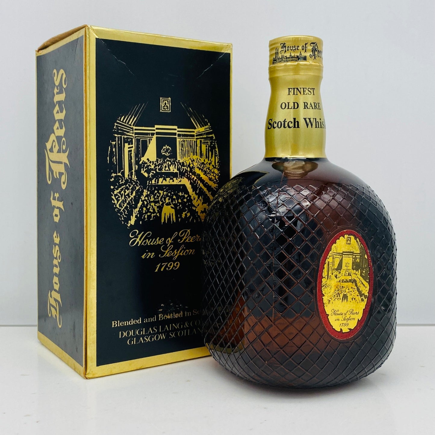 1980年代流通、ハウスオブピアーズ（House of Peers）22年、スコッチモルトウィスキー、750ml, 43% #107