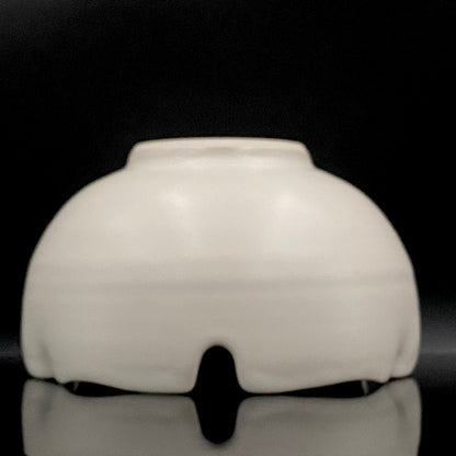 Kyoto Prefecture Cultural Merit Award Recipient, Sodeisha Founder Hikaru Yamada, White-Glazed Bowl, Ice Bowl #420