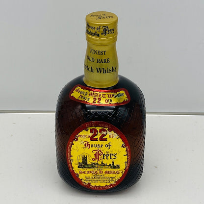 1980年代流通、ハウスオブピアーズ（House of Peers）22年、スコッチモルトウィスキー、750ml, 43% #107