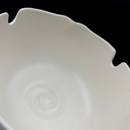 Kyoto Prefecture Cultural Merit Award Recipient, Sodeisha Founder Hikaru Yamada, White-Glazed Bowl, Ice Bowl #420