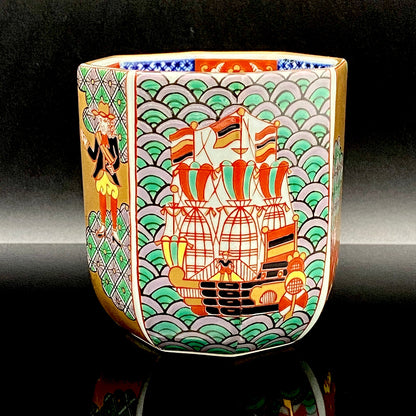 林九郎 作 南蛮渡来 ロックグラス #101