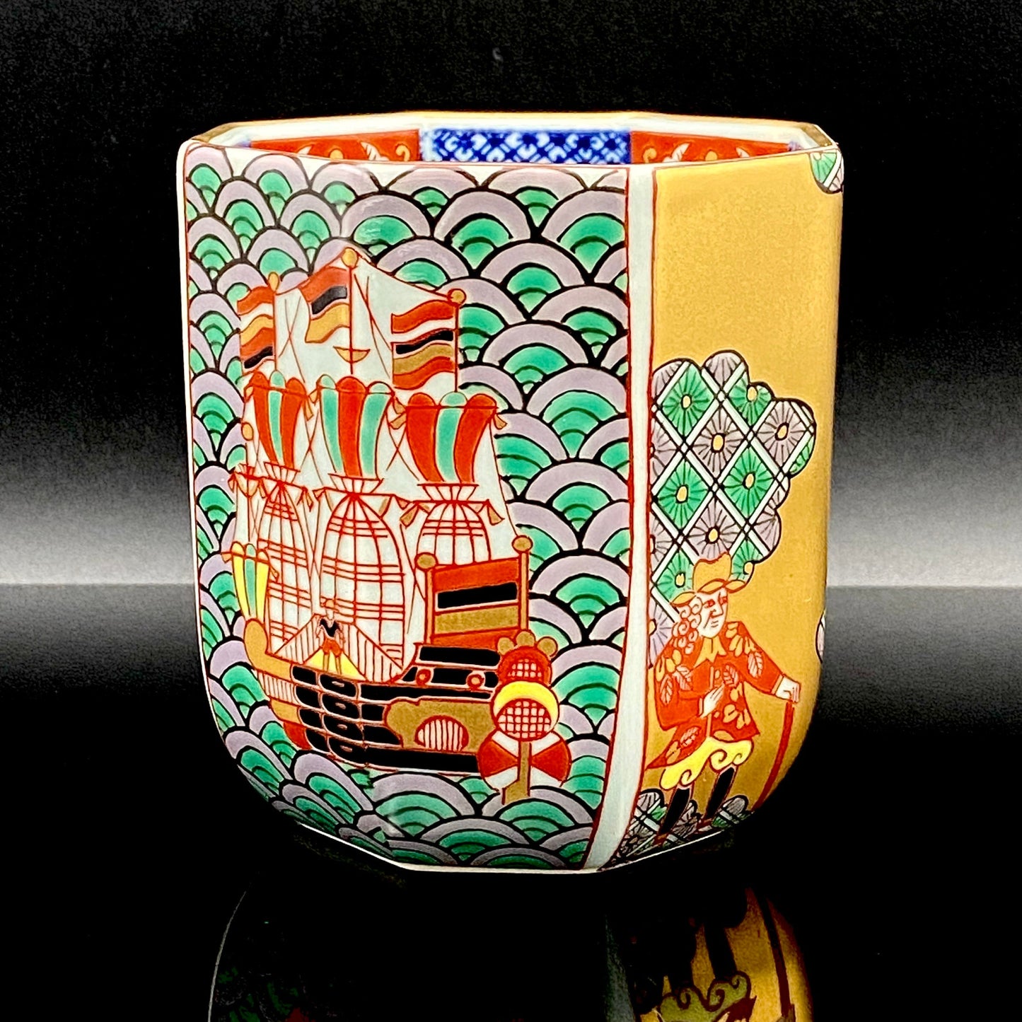 林九郎 作 南蛮渡来 ロックグラス #101