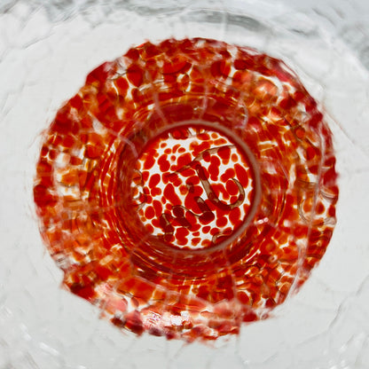 坂田 甚内（Jin）作 手吹き硝子 玻璃盃深甚紋グラス 2点セット #102