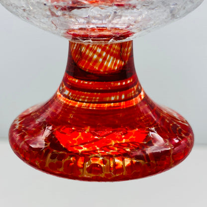 坂田 甚内（Jin）作 手吹き硝子 玻璃盃深甚紋グラス 2点セット #102