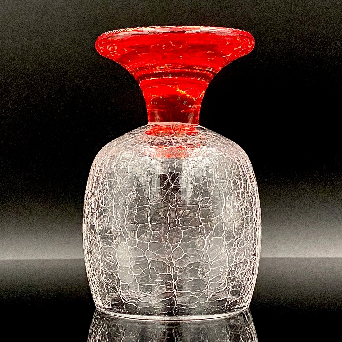 坂田 甚内（Jin）作 手吹き硝子 玻璃盃深甚紋グラス #103